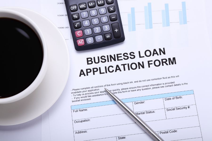 Apply for installment loans to get funding for a business.